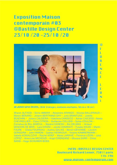 exposition, exhibition, art contemporain, contemporary art, Marion Bénard, Maison contemporain, group show, Bastille Design Center